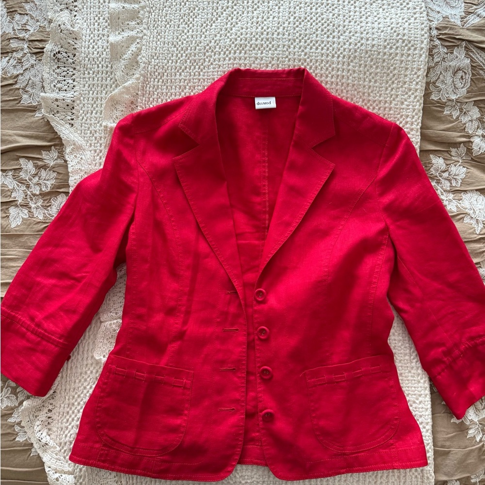 Lightweight Red Blazer, Oh Canada!